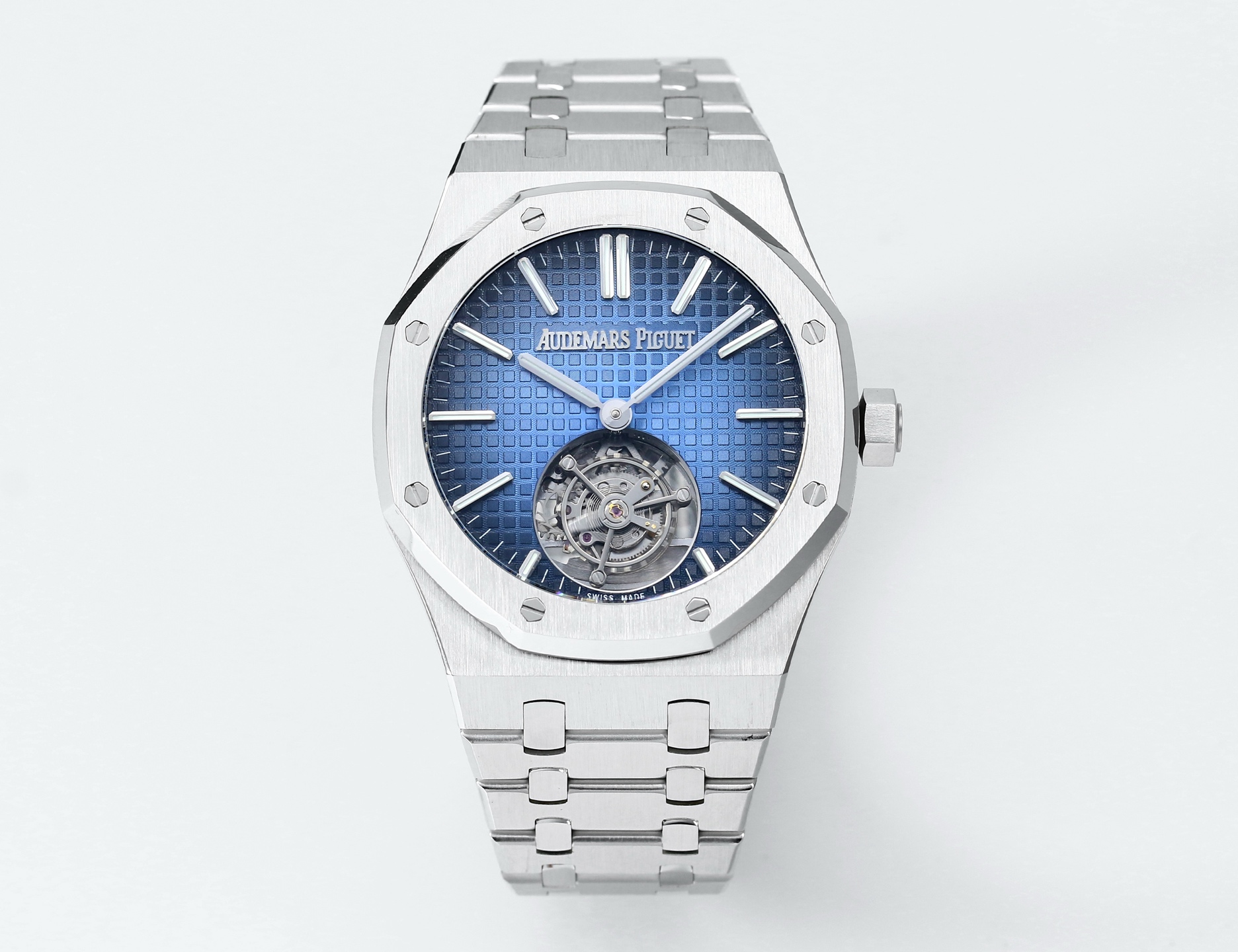 Replika dünyasının zirve yapımı! BBS Factory 2025 gururla sunar — Audemars Piguet Royal Oak otomatik kurulumlu uçan tourbillon kol saati — 83. fotoğraf