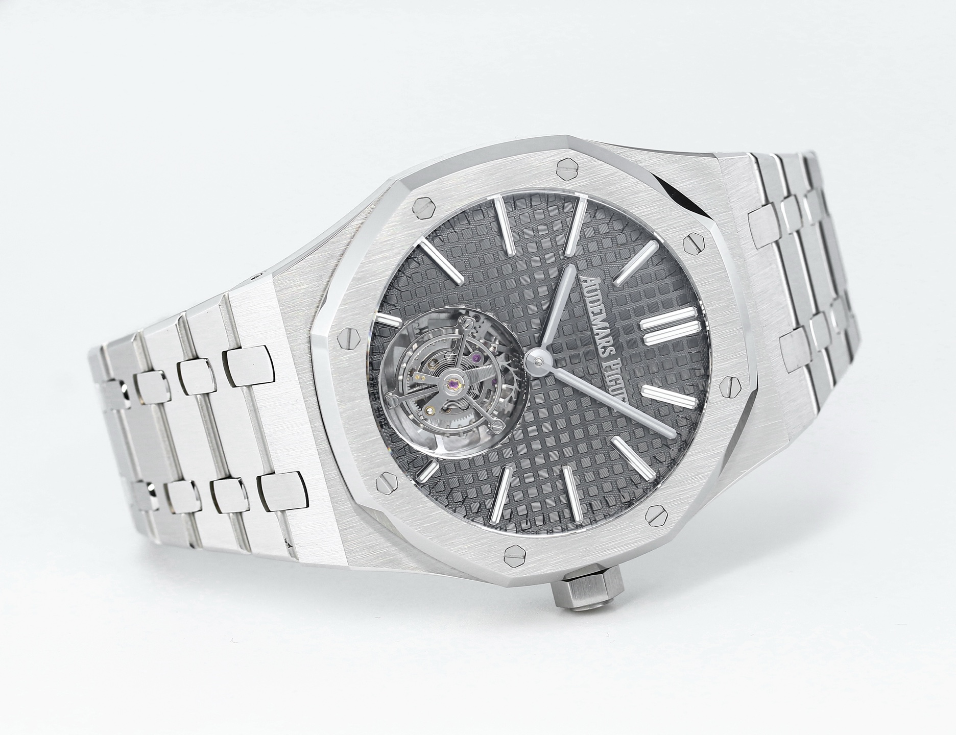 Replika dünyasının zirve yapımı! BBS Factory 2025 gururla sunar — Audemars Piguet Royal Oak otomatik kurulumlu uçan tourbillon kol saati — 95. fotoğraf