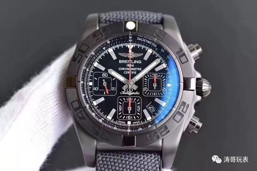 Replika GF Factory Breitling mekanik kronograf, sarı kadranlı 44 mm siyah çelik saat almaya değer mi? — 10. fotoğraf