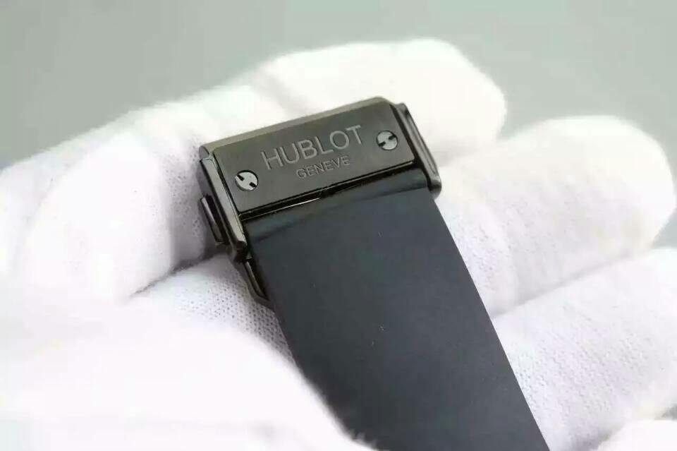Hublot Kauçuk Kayış Siyah