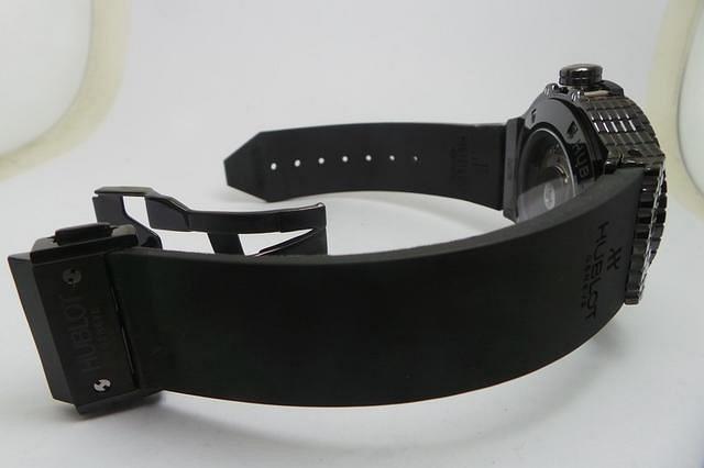 Hublot Black Cavair Siyah Kauçuk