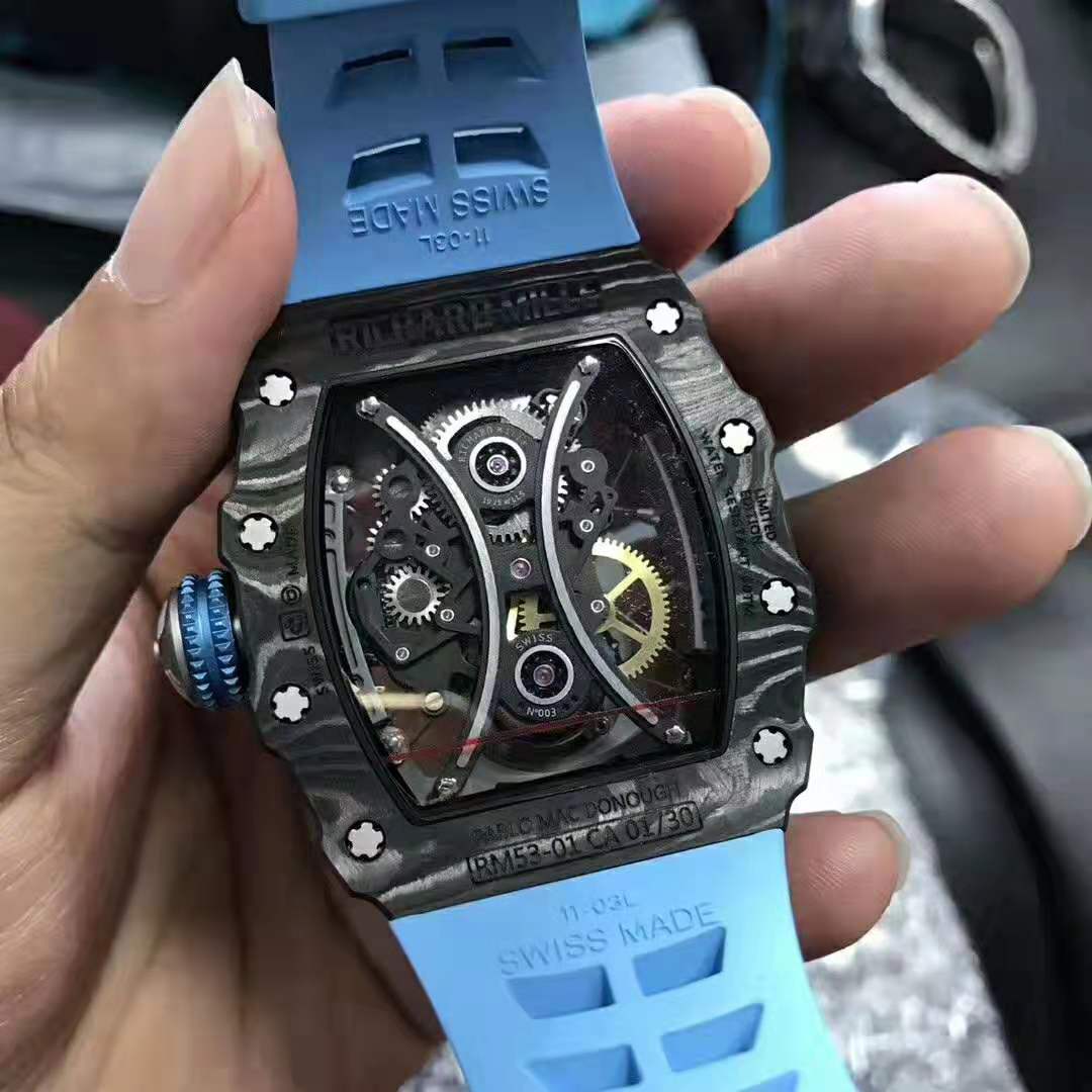 Richard Mille RM53-01 Cam Kasa Arkası