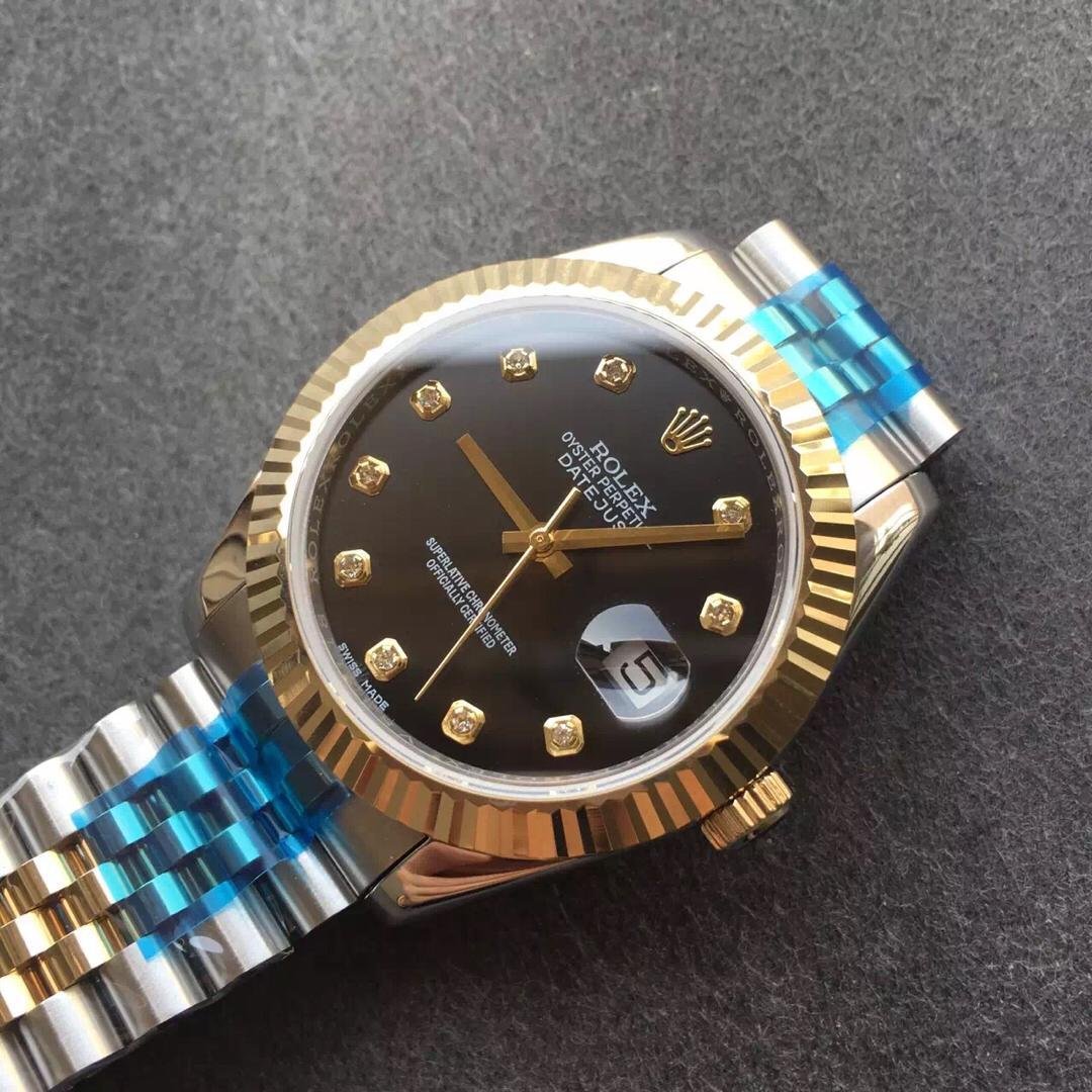 Replika Rolex 41mm Siyah Kadran
