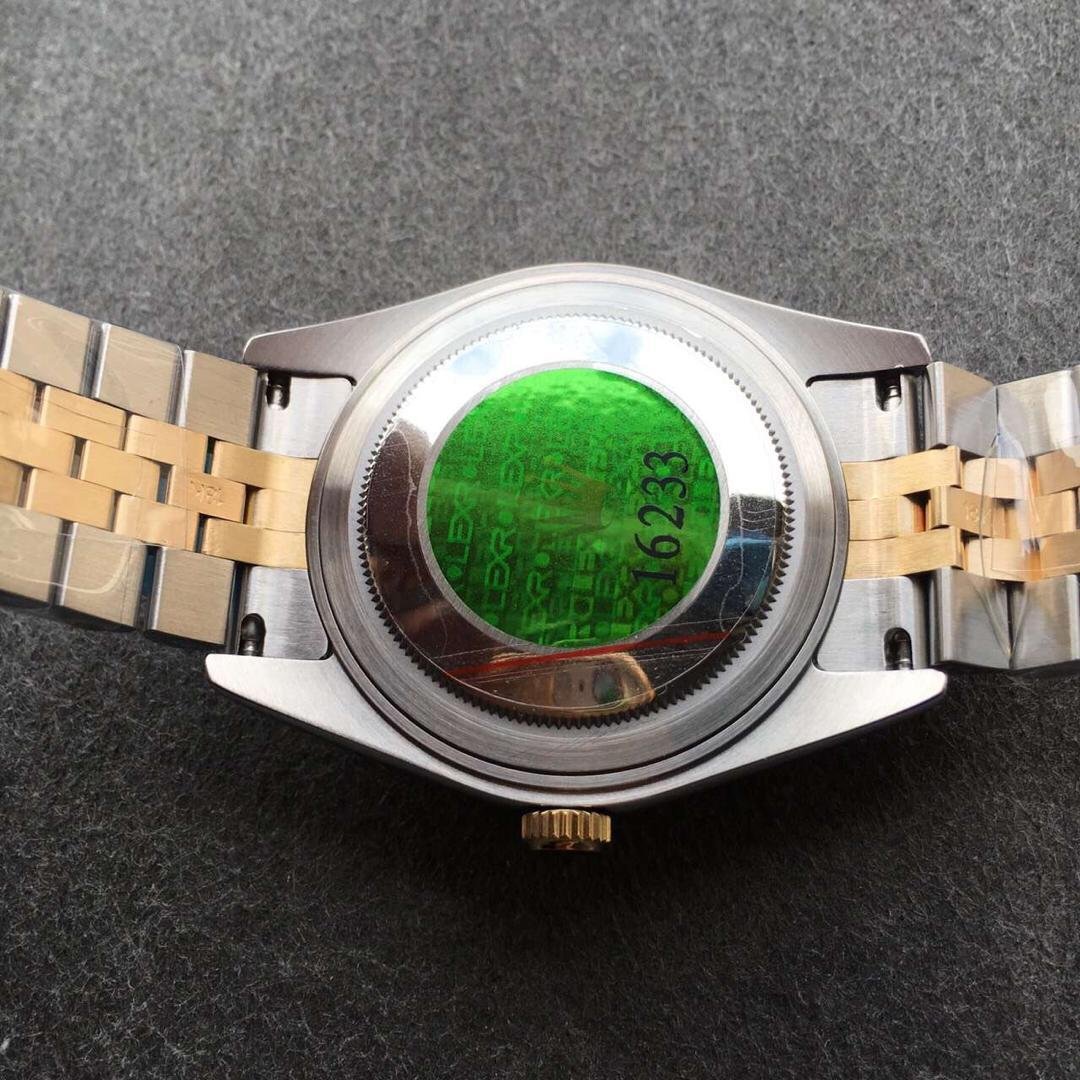 Replika Rolex Datejust Kasa Arkasındaki Yeşil Etiket