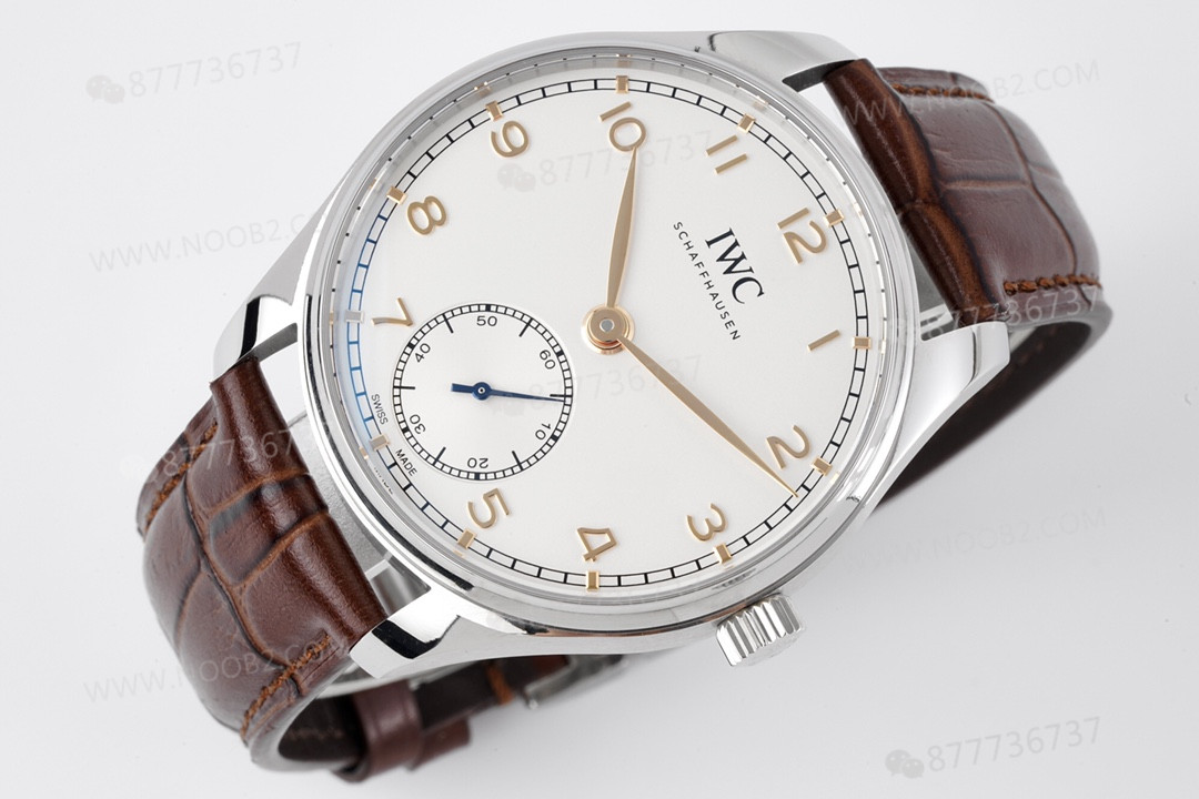 Replika Saat ZF Factory 2020 IWC Yeni Portugieser Küçük Üç İğneli 40 Serisi IW358303 — 8. fotoğraf