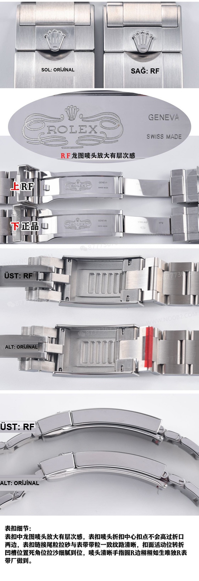 RF Factory Rolex yeni yeşil Submariner, orijinaliyle karşılaştırınca ilk bakışta belli olur mu? — 14. fotoğraf