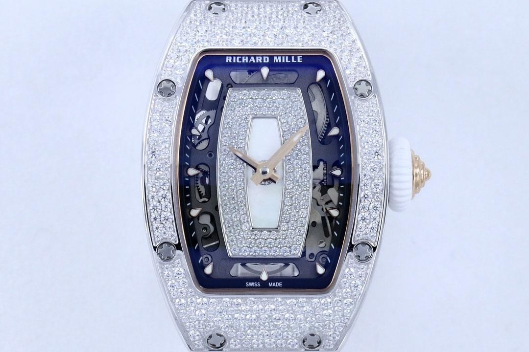 [Richard Mille RM07-1 Kırmızı Dudak - Siyah Dudak Serisi-Bilekte Açan Mekanik Gül] — 1. fotoğraf