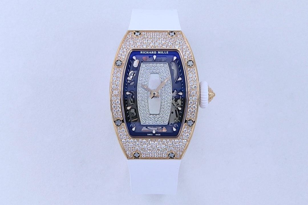 [Richard Mille RM07-1 Kırmızı Dudak - Siyah Dudak Serisi-Bilekte Açan Mekanik Gül] — 10. fotoğraf