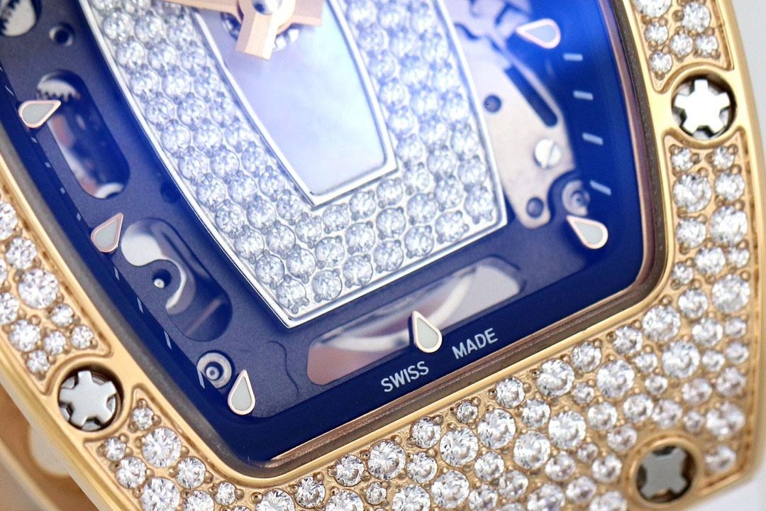 [Richard Mille RM07-1 Kırmızı Dudak - Siyah Dudak Serisi-Bilekte Açan Mekanik Gül] — 14. fotoğraf