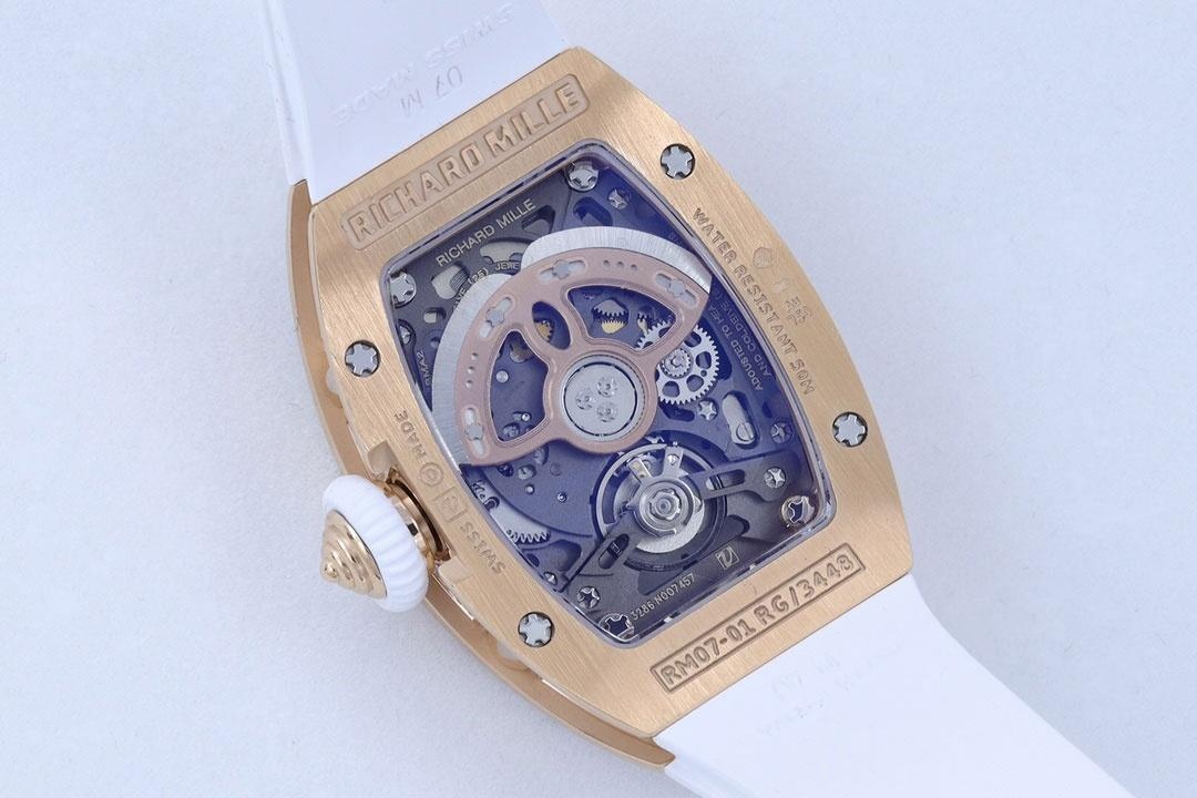 [Richard Mille RM07-1 Kırmızı Dudak - Siyah Dudak Serisi-Bilekte Açan Mekanik Gül] — 21. fotoğraf