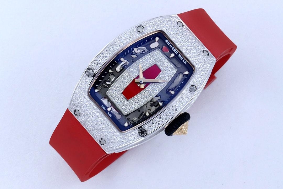 [Richard Mille RM07-1 Kırmızı Dudak - Siyah Dudak Serisi-Bilekte Açan Mekanik Gül] — 22. fotoğraf