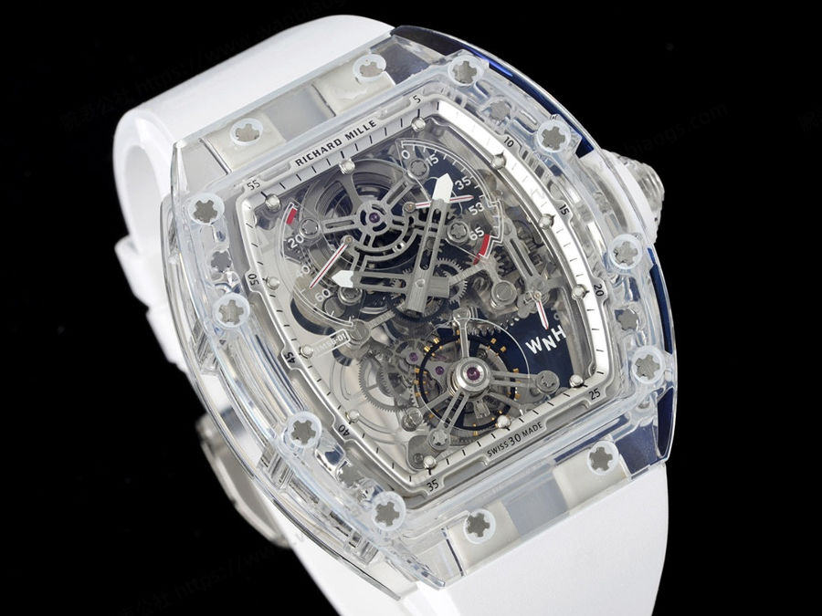 Richard Mille RM56-01 5601 Şeffaf Kasa (Beyaz) Tourbillon Saat İncelemesi — 2. fotoğraf