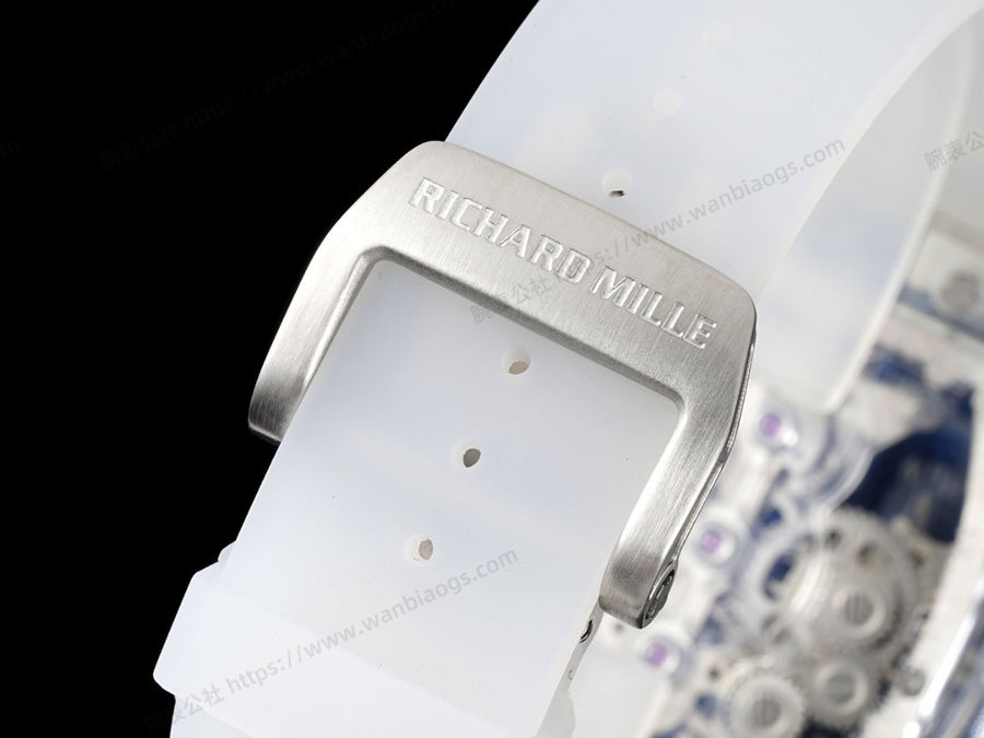Richard Mille RM56-01 5601 şeffaf kasa (mavi) tourbillon saat incelemesi — 8. fotoğraf