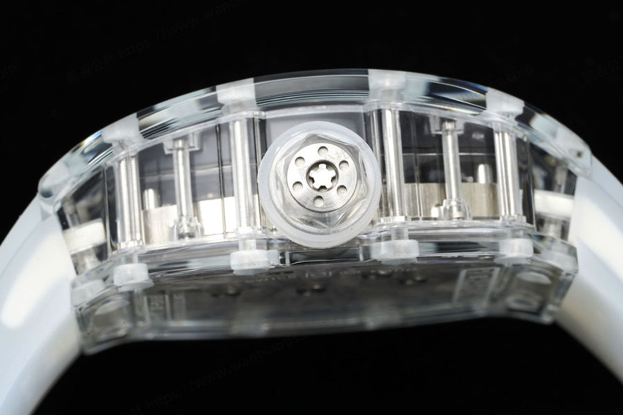 RM Factory Richard Mille RM12-01 Tourbillon Safir Şeffaf Versiyon Kol Saati İncelemesi — 7. fotoğraf