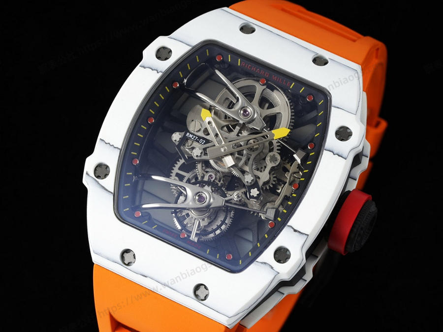 RM Factory RICHARD MILLE sportif tourbillon RM27-02 kol saati incelemesi — 8. fotoğraf