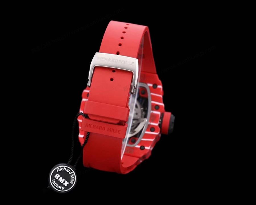RMX Factory Richard Mille RM35-02 Karbon Fiber Kırmızı Şeytan Kol Saati — 6. fotoğraf