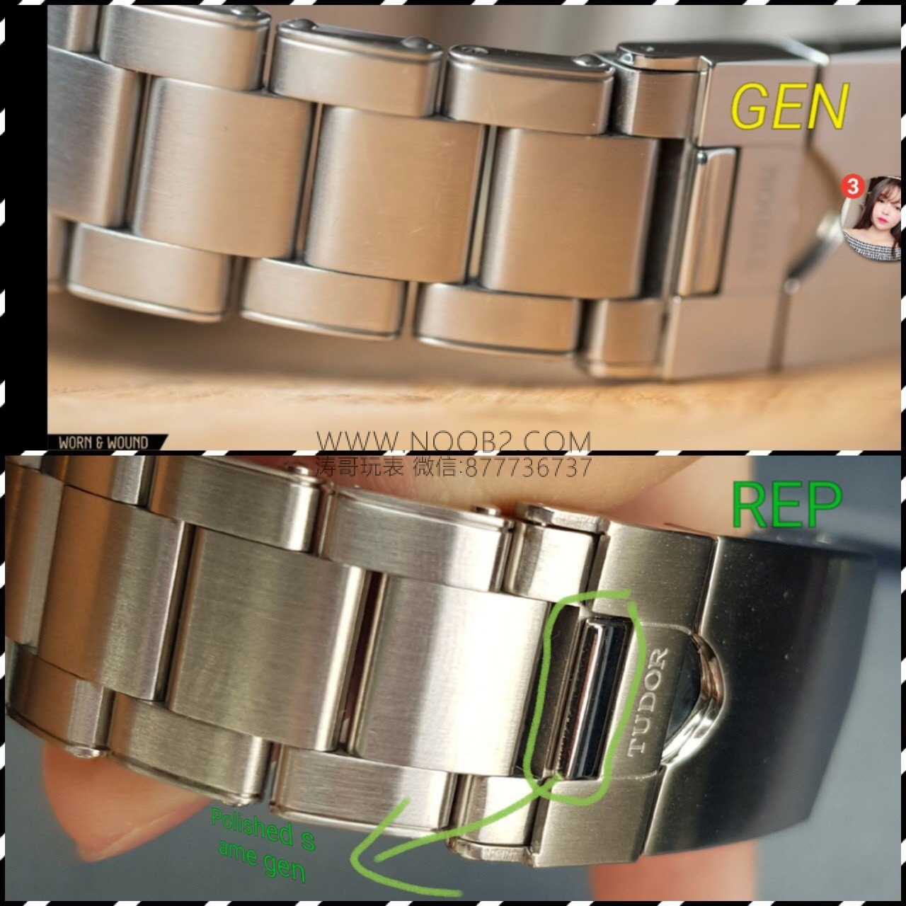 Saat dostumuzun paylaşımı: ZF Factory Tudor Black Bay kırmızı-mavi cola bezel M79830 Greenwich GMT Basel World 2018 replika saat - orijinal karşılaştırmalı incelemesi — 23. fotoğraf