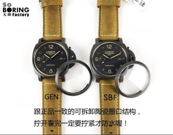 SBF Panerai 441 (eski VS Factory) entegre mekanizma yükseltmesi ve gerçek güç rezervi penceresi — 6. fotoğraf