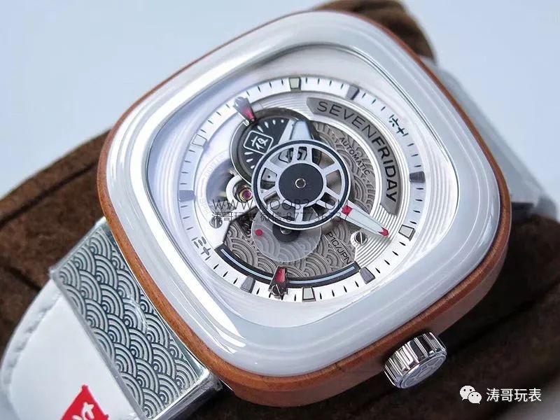 SevenFriday sakura gerçek-replika karşılaştırmalı incelemesi: SV Factory SevenFriday Tokyo Limited Edition P1B/03 replika saat nasıl? — 12. fotoğraf