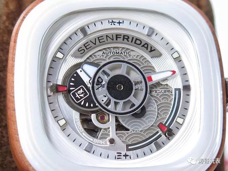 SevenFriday sakura gerçek-replika karşılaştırmalı incelemesi: SV Factory SevenFriday Tokyo Limited Edition P1B/03 replika saat nasıl? — 16. fotoğraf