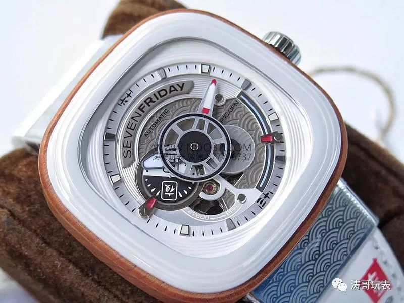 SevenFriday sakura gerçek-replika karşılaştırmalı incelemesi: SV Factory SevenFriday Tokyo Limited Edition P1B/03 replika saat nasıl? — 17. fotoğraf