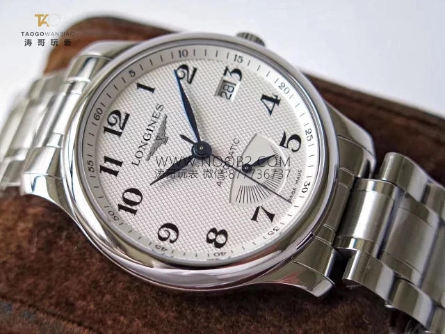 Sevimli ve klasik GS Factory Longines Master Collection "gerçek güç göstergeli" büyük ağız L2.666.4.78.6 orijinal karşılaştırmalı inceleme — 8. fotoğraf