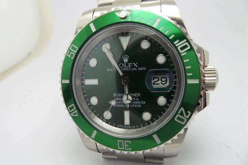 Replika Rolex Submariner 116610LV Yeşil Saat