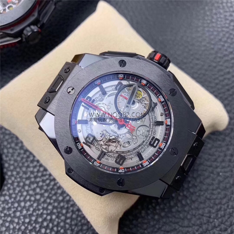 Sınırlı üretim: HBBV6 Factory Hublot Big Bang Ferrari Ceramic F11 serisi 401 replika saat nasıl? — 1. fotoğraf