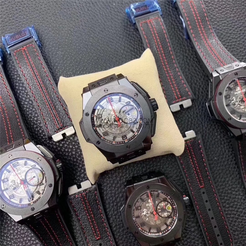 Sınırlı üretim: HBBV6 Factory Hublot Big Bang Ferrari Ceramic F11 serisi 401 replika saat nasıl? — 12. fotoğraf