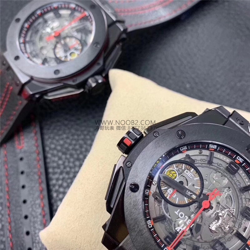 Sınırlı üretim: HBBV6 Factory Hublot Big Bang Ferrari Ceramic F11 serisi 401 replika saat nasıl? — 17. fotoğraf