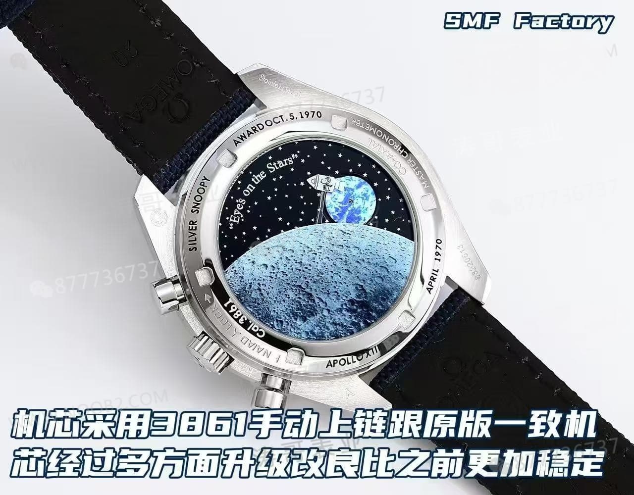 SMF Factory Omega Speedmaster Snoopy 3. Nesil kadran orijinaline uygun mu? İşçiliği nasıl? — 9. fotoğraf