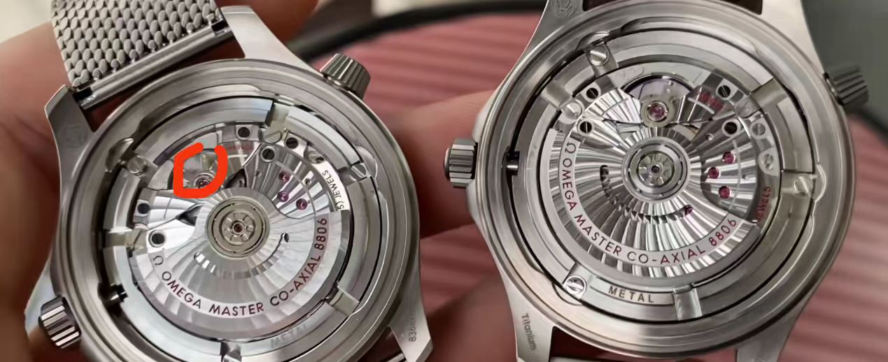 Super Clone 8800 Mekanizmalı VS Factory Seamaster 300m Saatler — 6. fotoğraf