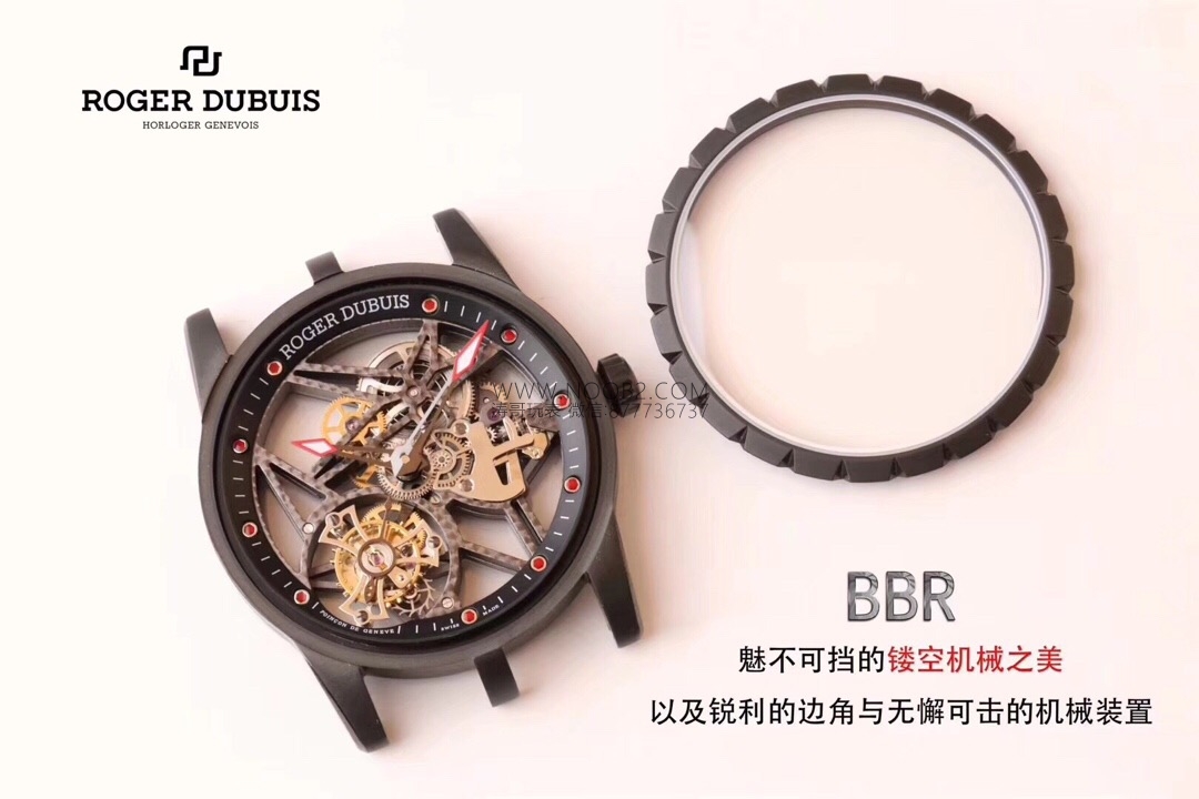 “Süper sporcuların” standardı: BBR Factory Roger Dubuis Excalibur serisi tourbillon 505SQ mekanizmalı iskelet mekanik replika saat incelemesi — 1. fotoğraf
