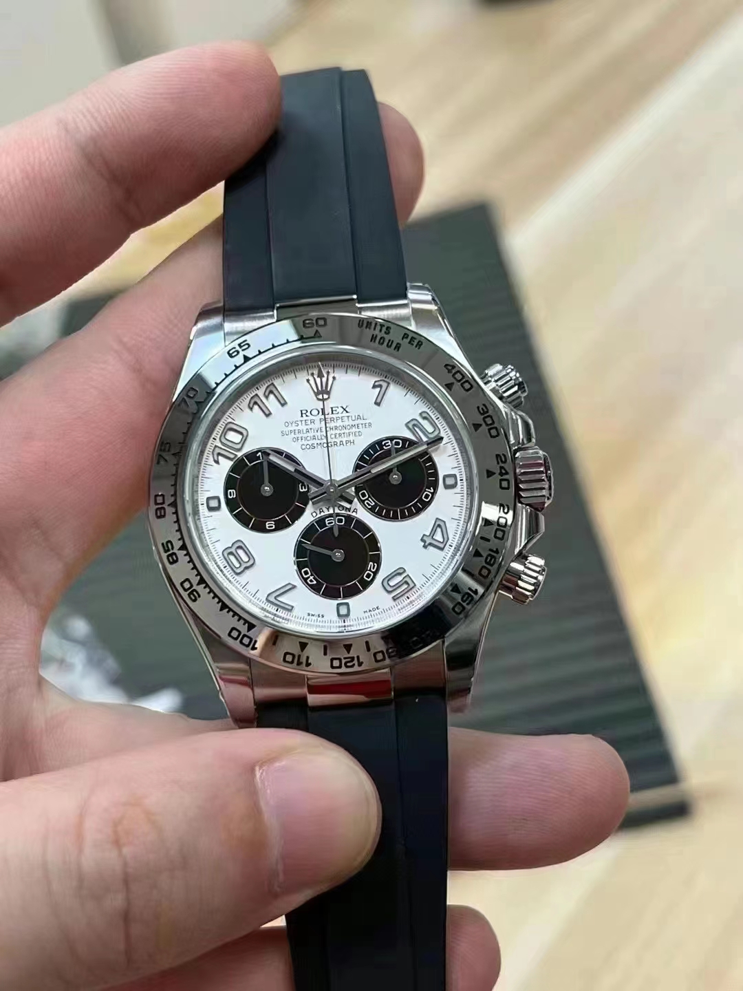 Replika Rolex Daytona Beyaz Arabic