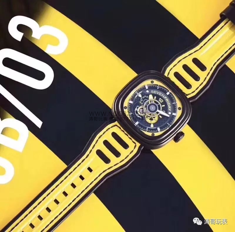 SV Factory Sevenfriday P3B/03 Sarı Kadran Replika Saat Gerçek-Replika Karşılaştırması İnceleme — 14. fotoğraf