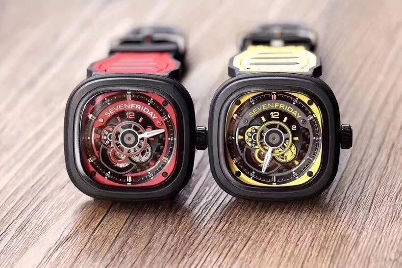 SV Factory SEVENFRIDAY (Seven Friday) P3B/06 Kırmızı Kadran Replika Versiyonun Orijinaliyle Karşılaştırmalı İncelemesi — 10. fotoğraf