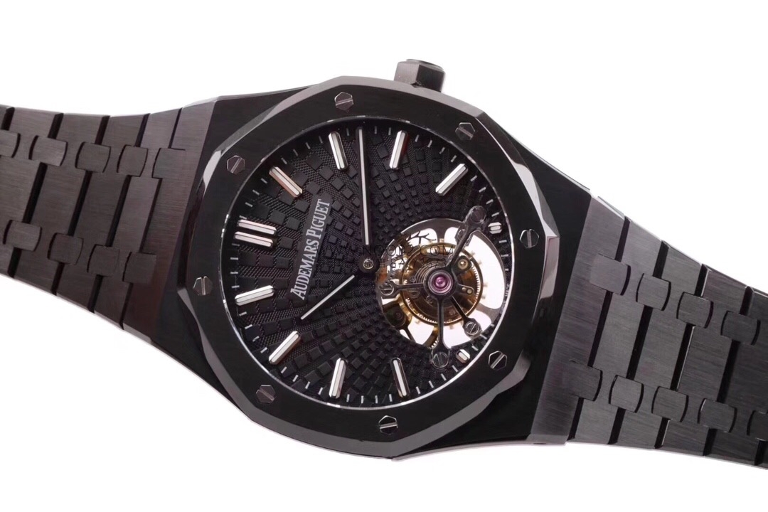 Teknik bölüm: 2019 R8 Factory yeni Audemars Piguet Royal Oak Black Warrior tourbillon ultra ince replika saat almaya değer mi? — 9. fotoğraf