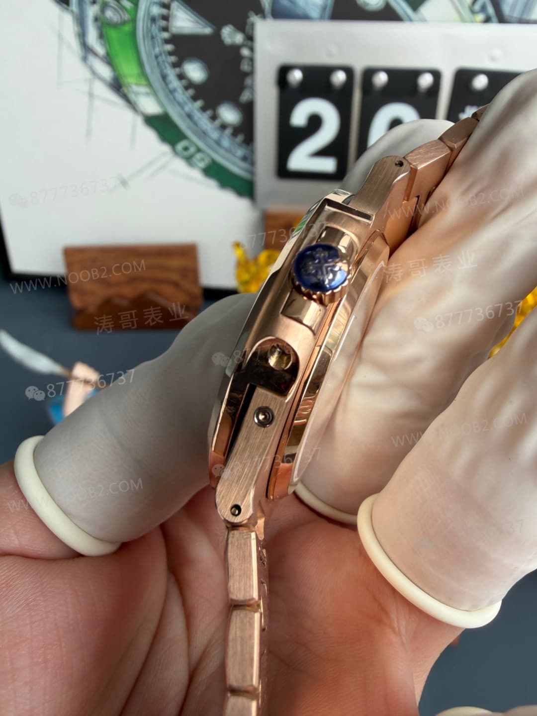 UMI Factory Patek Philippe Nautilus 5712 rose altın, 195 gram ağırlıklı versiyonun kalitesi nasıl? — 12. fotoğraf