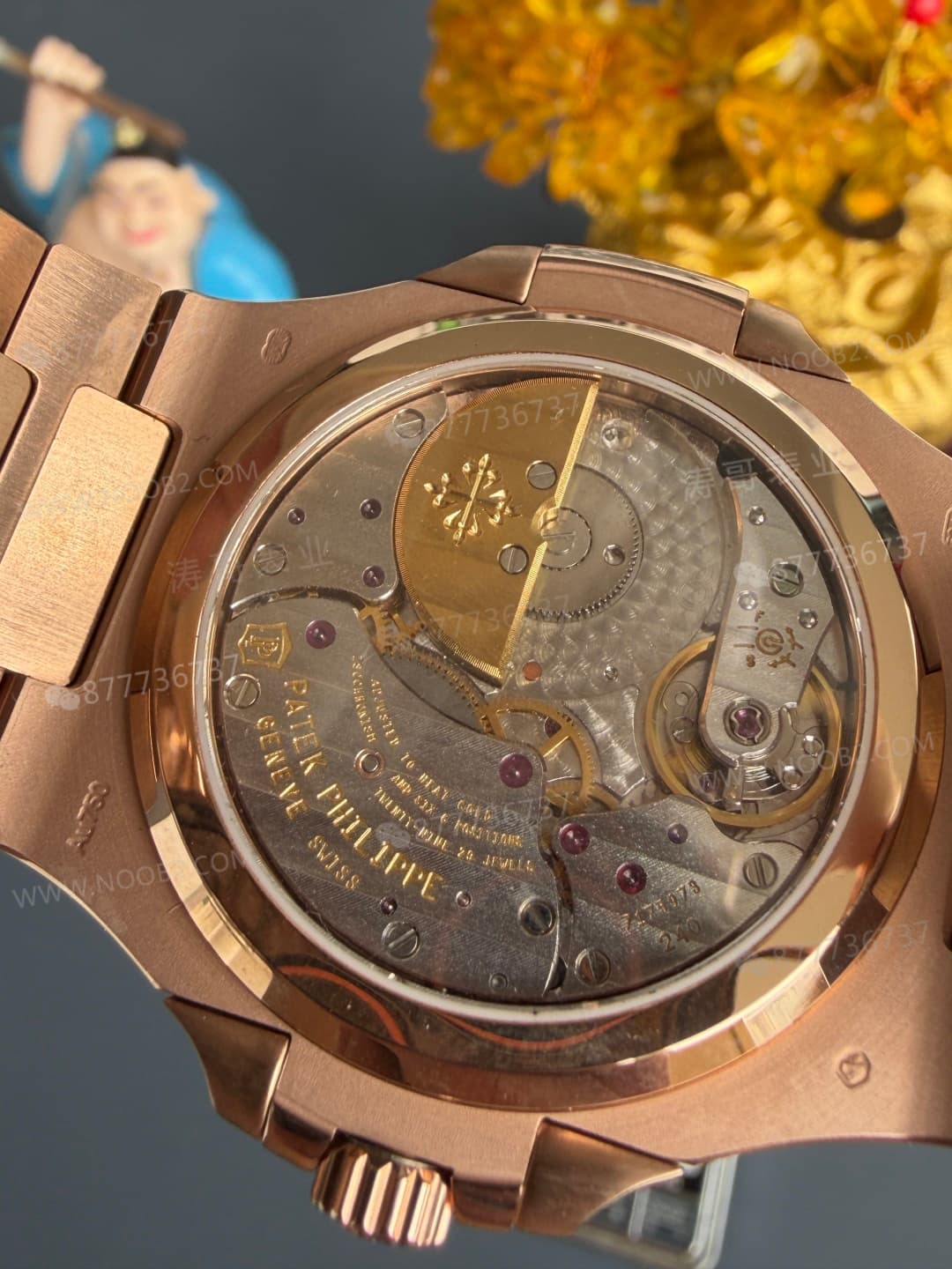 UMI Factory Patek Philippe Nautilus 5712 rose altın, 195 gram ağırlıklı versiyonun kalitesi nasıl? — 13. fotoğraf