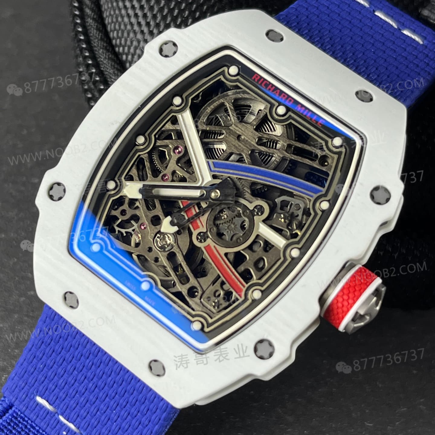 UMI Factory Richard Mille RM067-02 ultra ince karbon fiber otomatik mekanik saat — 3. fotoğraf