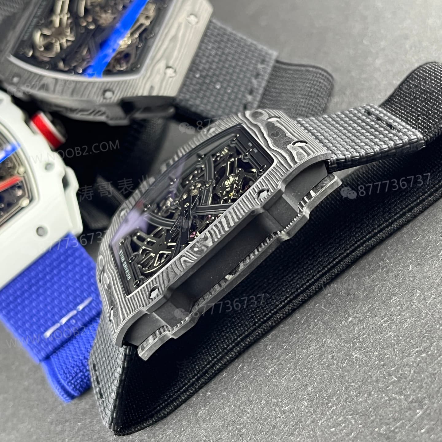 UMI Factory Richard Mille RM067-02 ultra ince karbon fiber otomatik mekanik saat — 6. fotoğraf