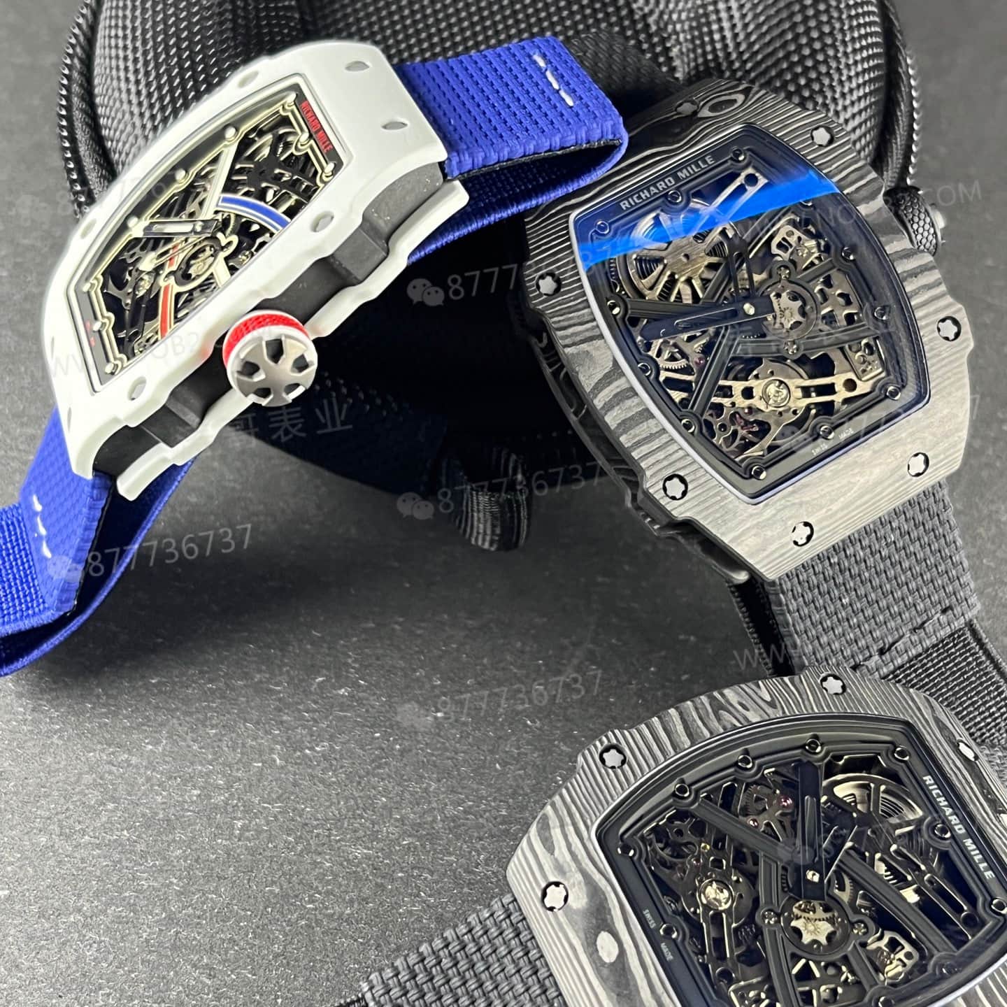 UMI Factory Richard Mille RM067-02 ultra ince karbon fiber otomatik mekanik saat — 8. fotoğraf