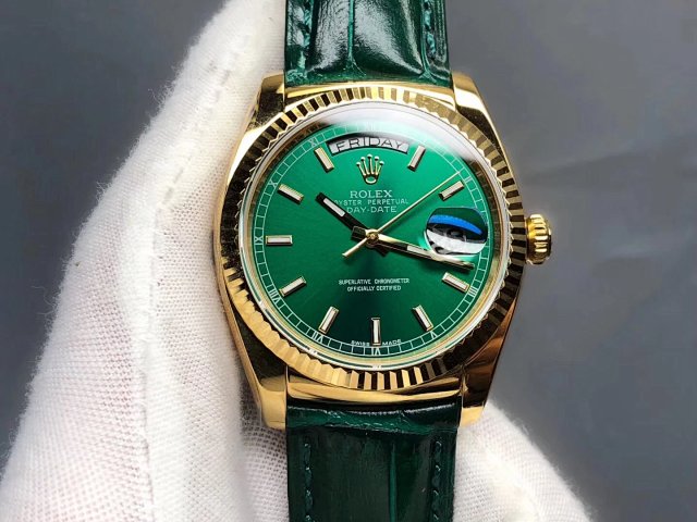 V3 Edition Replika Rolex Day-Date 118135/118138/118139, Clone ETA 2836-2 904L Paslanmaz Çelik Kasa — 13. fotoğraf