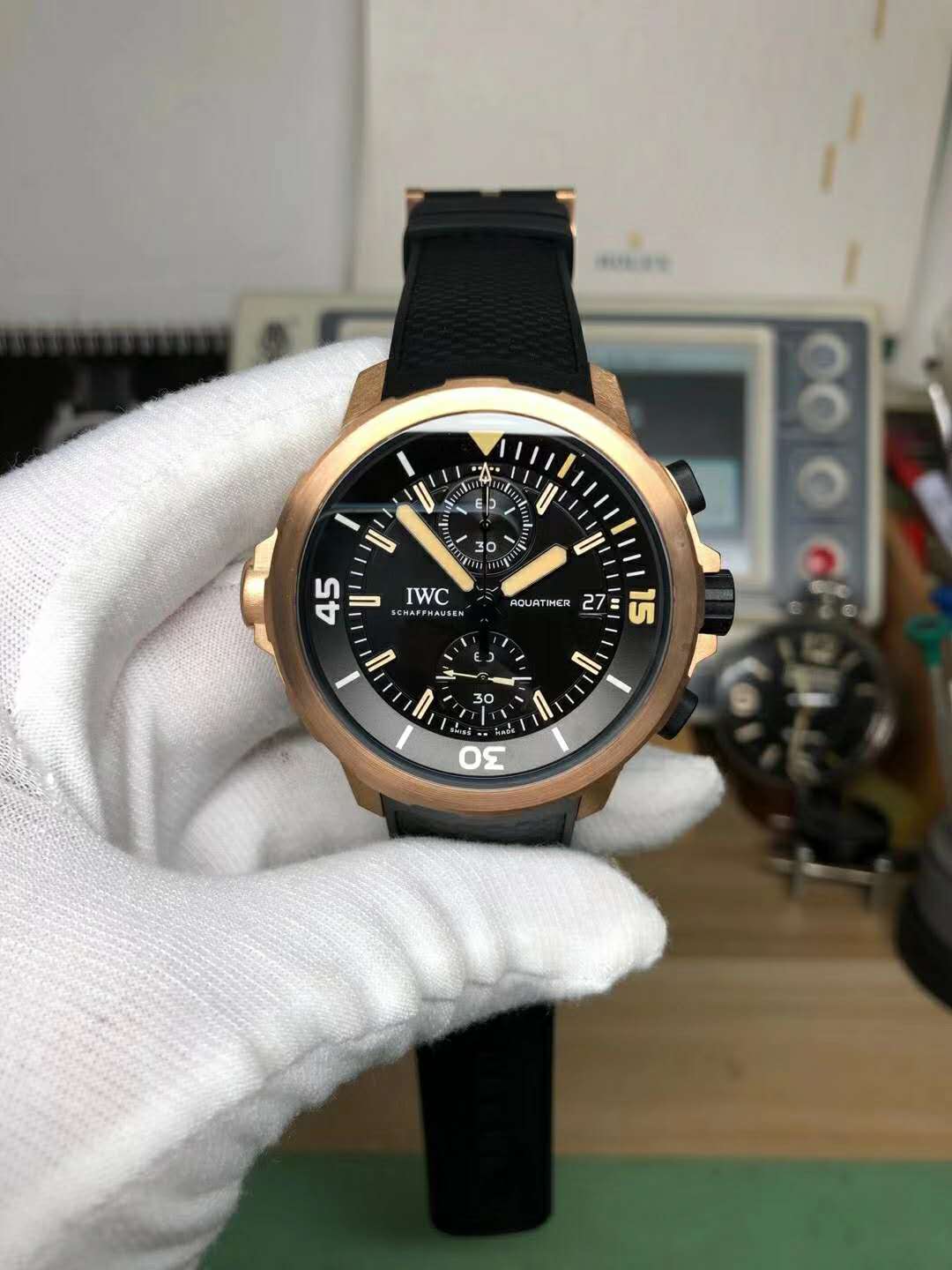 Replika IWC Aquatimer Bronzo