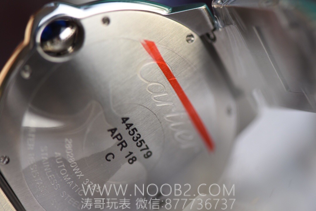 V6 Factory Cartier Ballon Bleu büyük boy 42 mm mavi kadran Seagull 2824 mekanizmalı replika mekanik saat incelemesi — 16. fotoğraf