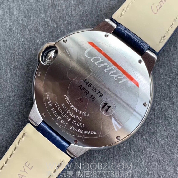 V6 Factory Cartier Ballon Bleu büyük boy 42 mm mavi kadran Seagull 2824 mekanizmalı replika mekanik saat incelemesi — 18. fotoğraf