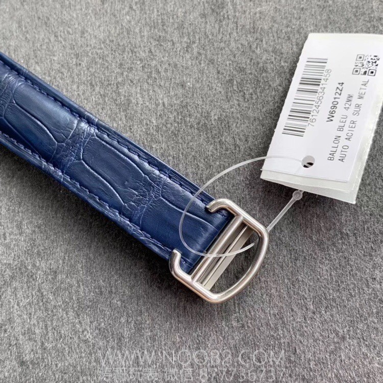 V6 Factory Cartier Ballon Bleu büyük boy 42 mm mavi kadran Seagull 2824 mekanizmalı replika mekanik saat incelemesi — 20. fotoğraf
