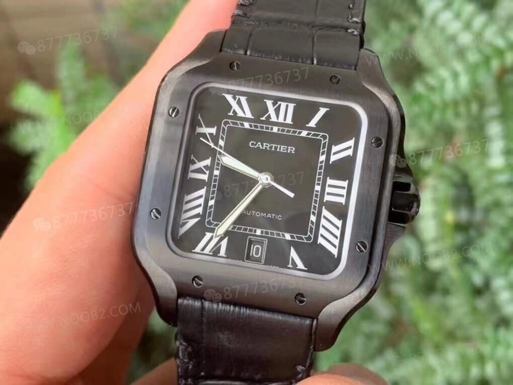 V6 Factory Cartier Santos İkinci Nesil Black Knight'ın Kalitesi Nasıl? — 3. fotoğraf