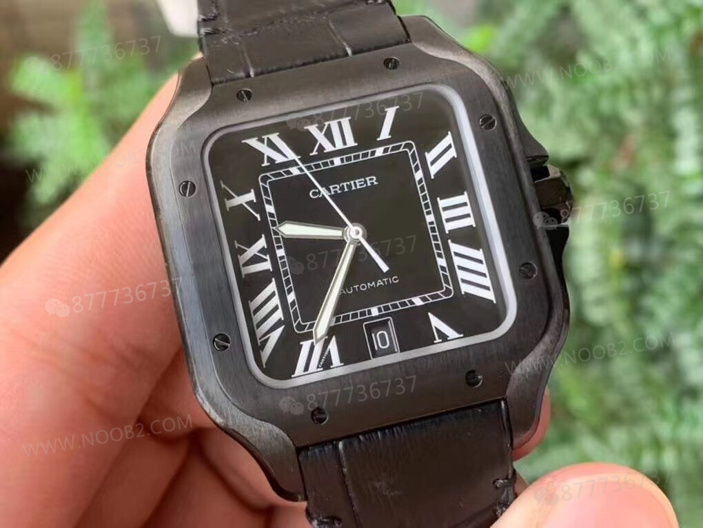 V6 Factory Cartier Santos İkinci Nesil Black Knight'ın Kalitesi Nasıl? — 5. fotoğraf