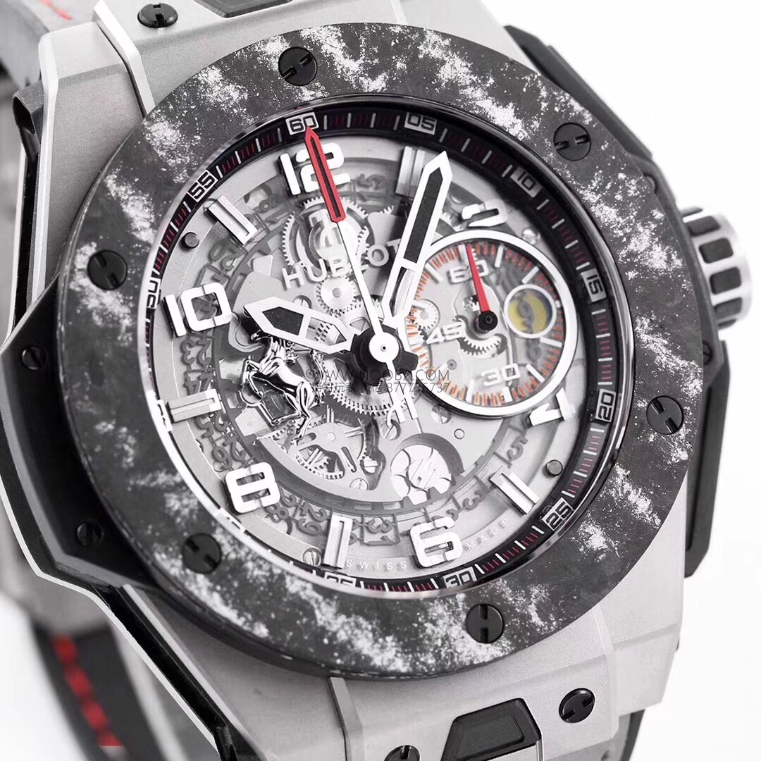 V6 Factory Hublot Big Bang Ferrari Titanium F4 Serisi, Kralların Tacı 401 Fotoğraf İncelemesi — 2. fotoğraf